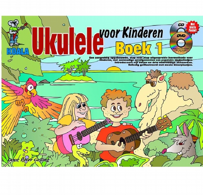 Ukulele voor kinderen boek 1 - Peter Gelling
