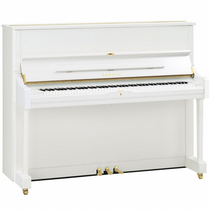 Yamaha U1F Klavier - Gebraucht - Weiß