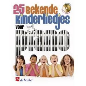 25 Bekende kinderliedjes voor Klavier