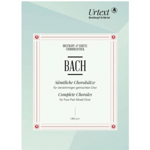389 Choralgesänge - J. S. Bach - Edition Breitkopf