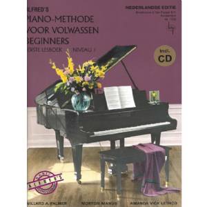 ALFREDS Pianomethode Volwassen Beginners Niveau 1 + CD
