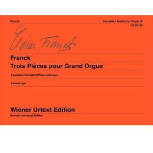 César Franck 3: Complete Works for organ | UT50142