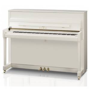 Kawai K-200 WHP Piano Wit Hoogglans 
