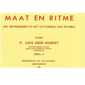 Maat en ritme 2 F. van der Horst