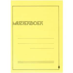 Muziekboek 12 balks A4