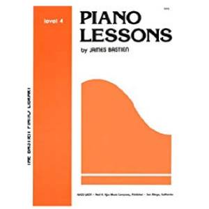 Piano Lessons Level 4 - James Bastien