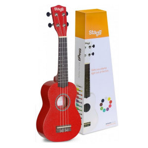Stagg US-Red - Sopran Ukulele