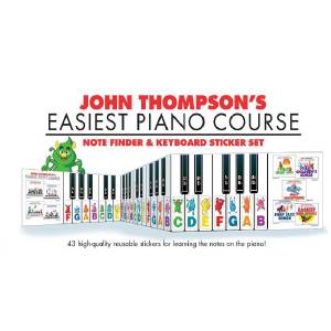 Thompson piano course notefinder color sticker