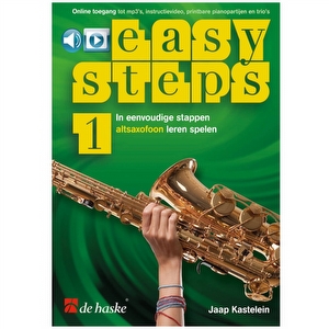 Altsaxofoon 1 - Easy Steps Jaap Kastelein