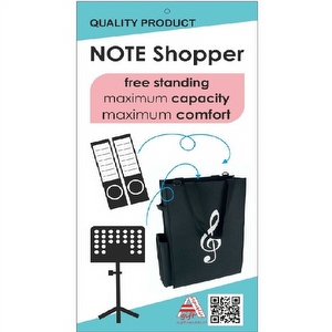 Bladmuziek en Accessoire tas - NOTE BAG BLACK