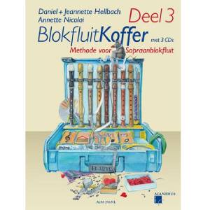 Blokfluitkoffer 3 - methode voor sopraanblokfluit