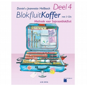 Blokfluitkoffer 4 - methode voor sopraanblokfluit