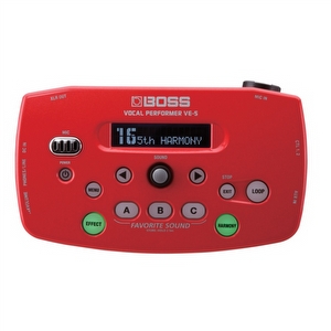 Boss VE-5 Vocal Processor - Red