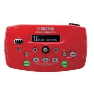 Boss VE-5 Vocal Processor - Rood