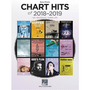 Chart hits of 2018-2019 easy piano