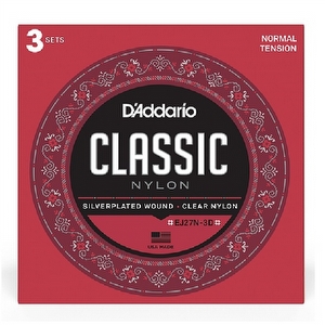 D'Addario EJ27N-3D Klassieke Gitaarsnaren 3-pack