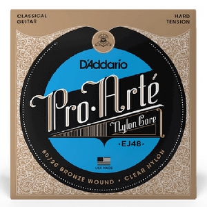 D'Addario EJ48 Nylon 80/20 Bronze - Hard Tension