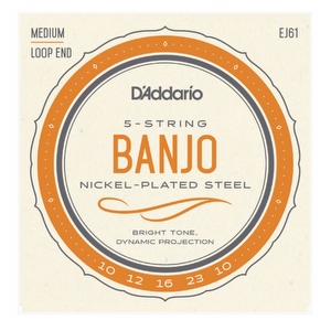 D'Addario EJ61 - D'Addario EJ60 - 5-String for Banjo