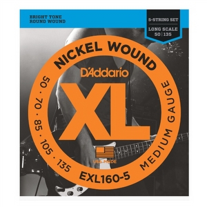 D'Addario EXL160-5 - Saiten für Bassgitarre
