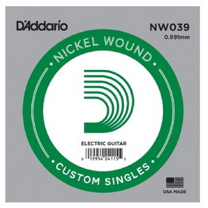 D'Addario NW039 - Stalen Snaar .039