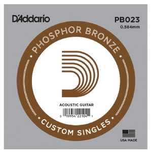 D'Addario PB023 - Stalen Snaar .023