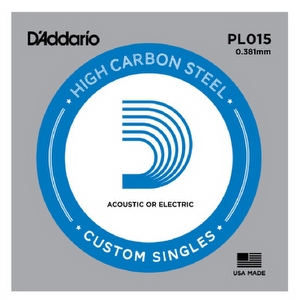 D'Addario PL015 - Stalen Snaar .015