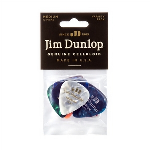 Dunlop Celluloid Medium Variety Pack - 12-pack