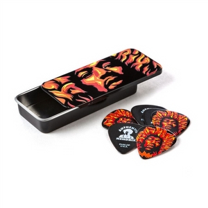 Dunlop Jimi Hendrix Voodoo Fire Pick Tin - 6-pack