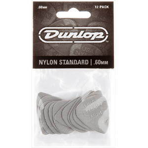 Dunlop Nylon .60mm Lichtgrijs - 12-pack
