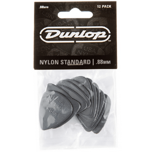 Dunlop Nylon .88mm Donkergrijs - 12-pack