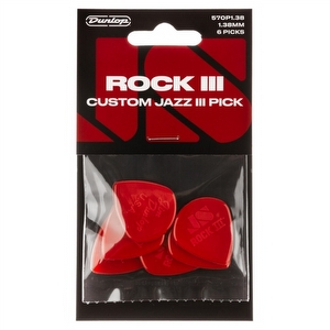 Dunlop Rock III Nylon Jazz III - 6-pack