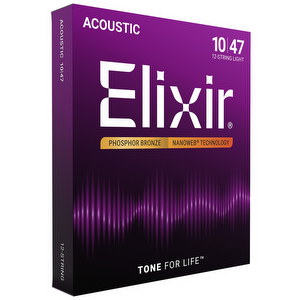 Elixir 16152 Nanoweb 12-String - .010-.047