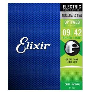 Elixir 19002 Electric Guitar Strings .009
