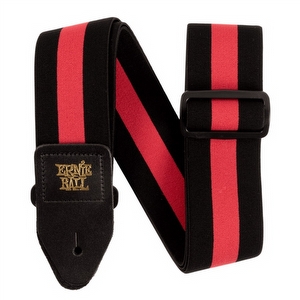 Ernie Ball 5329 Stretch Comfort Gitaarband - Racer Red