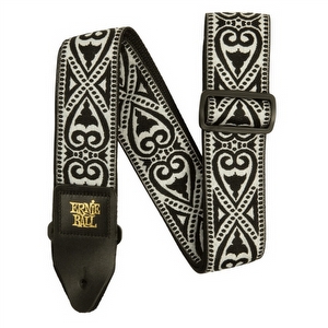 Ernie Ball 5345 Jacquard Gitarrengurt - Black Heart