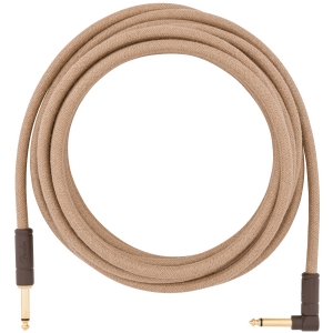Fender Festival Natural - Haakse Instrumentkabel - 3 Meter