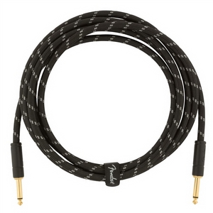 Fender Deluxe Câble d'Instrument 3m - Black Tweed