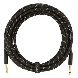 Fender Deluxe Instrumentenkabel 5,5m - Black Tweed