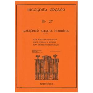 Gottfried August Homilius - 27 Incognita Organo HU3571