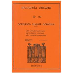 Gottfried August Homilius - 27 Incognita Organo HU3571