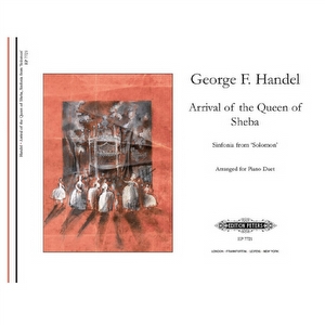 Handel - Arrival of the Queen 4 handig piano