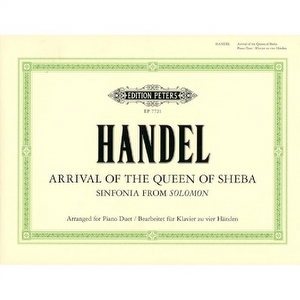 Handel - Arrival of the Queen 4 handig piano