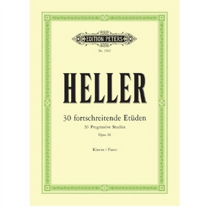 Heller - 30 Etuden Opus 46 Edition Peters