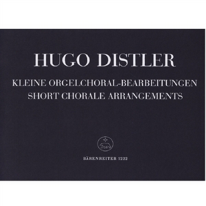 Hugo Distler - 7 Kleine Orgelchoralbearbeitungen Bärenreiter