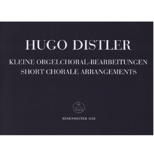 Hugo Distler - 7 Kleine Orgelchoralbearbeitungen Barenreiter