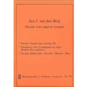 Jan. J. van den Berg - WIL774 Muziek voor orgel en trompet