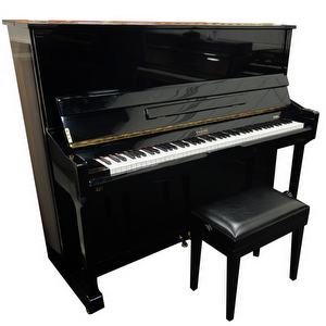 Joh.deHeer EV125 Occasion Piano Zwart Hoogglans