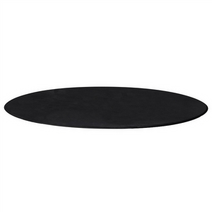 Joh.deHeer Grand Piano Carpet Round 175 - Black