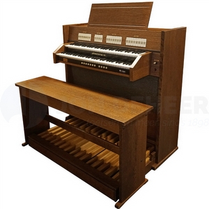 Johannus Studio 1 Used Organ - Dark Oak