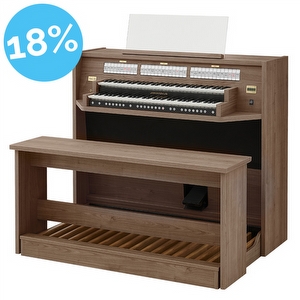 Johannus Studio 260 Organ Nautilius Teak